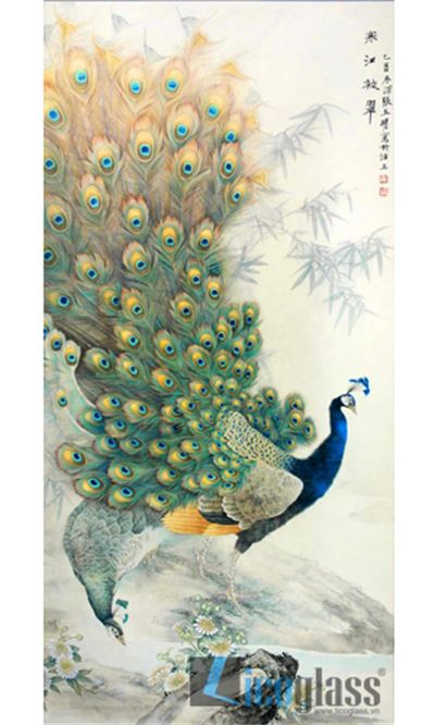 TRANH KÍNH ĐẠI BÀNG KHỔ ĐỨNG 03