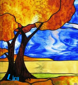 Tranh kính phong cảnh 